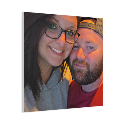 Personalized Stretched Canvas Print, Custom Wall Art, Home Decor, Gift for Couples, Anniversary, Homewarming