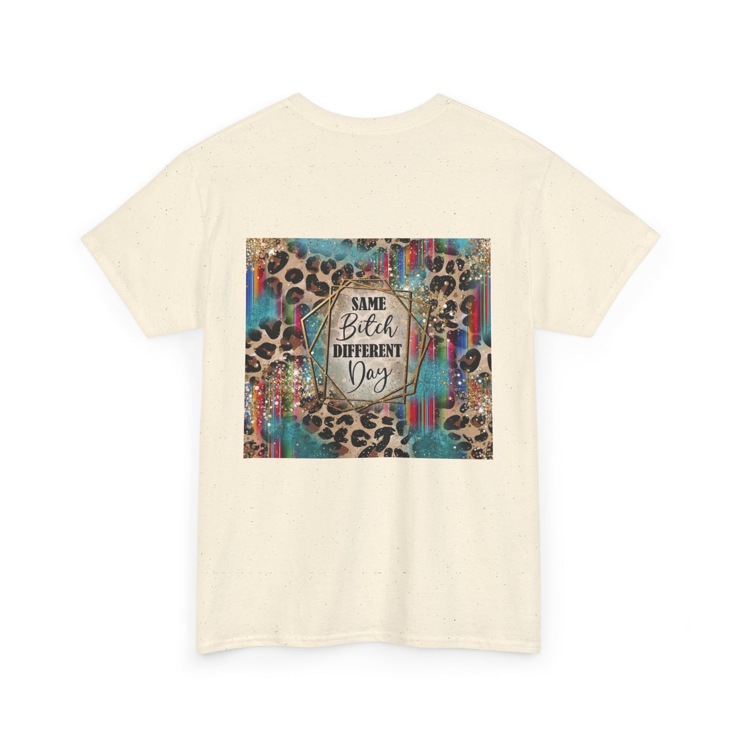 Same Bitch Different Day Leopard Graphic Tee