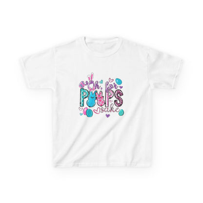 Kids Tee — "Pops" Cute Colorful Bunny Hearts Design (Children’s Graphic T-Shirt)