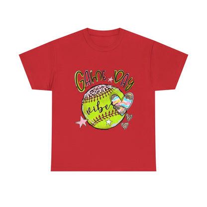 Softball- Game Day- Unisex Heavy Cotton Tee