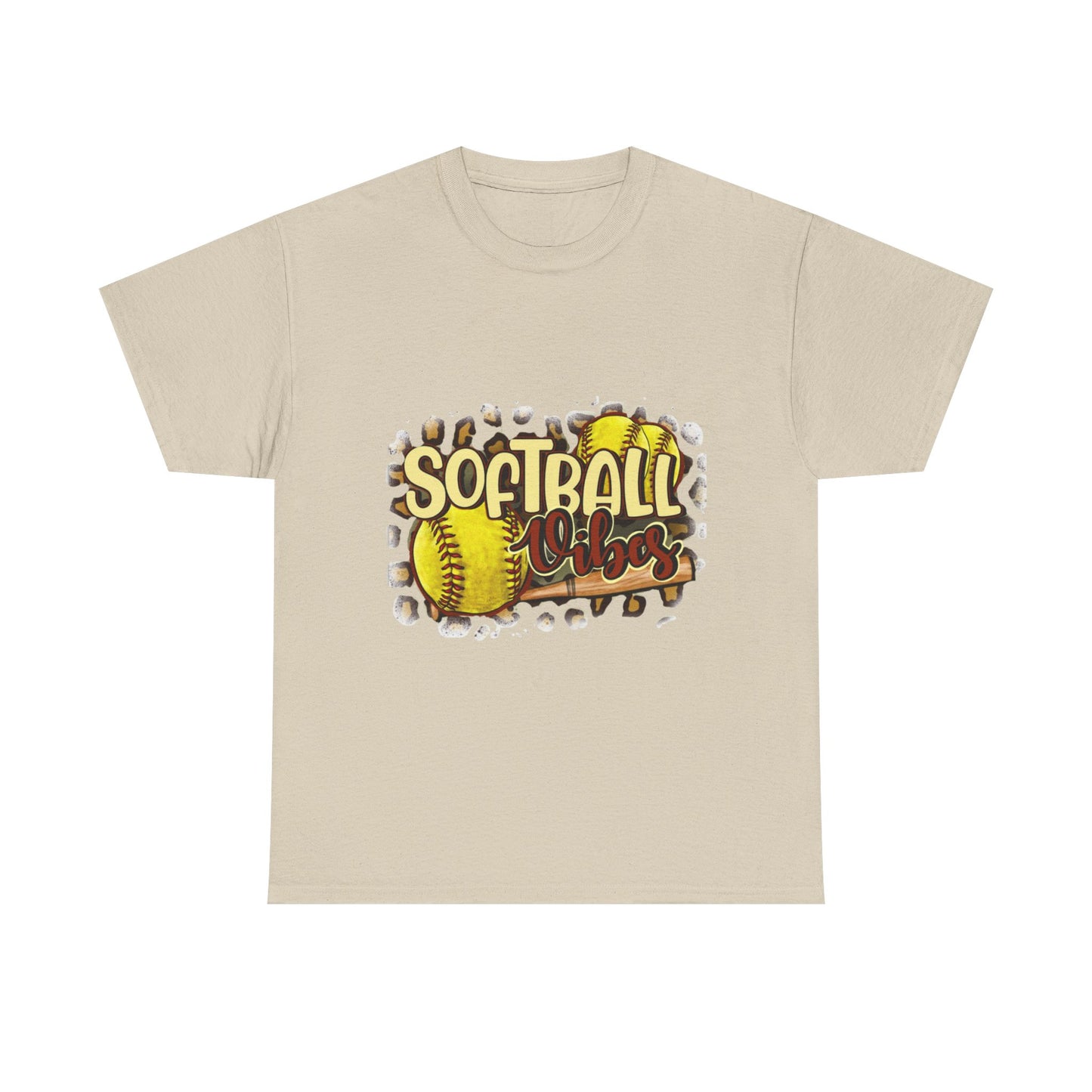 Softball Vibes- Unisex Heavy Cotton Tee