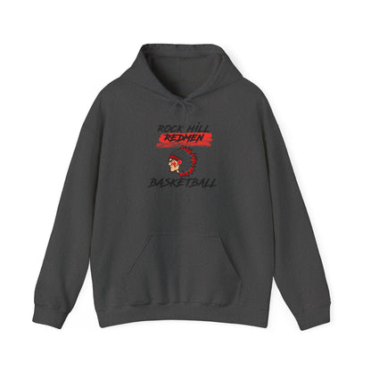 Rock Hill Basketball Hoodie — Rock Hill Basketball Team Logo Pullover