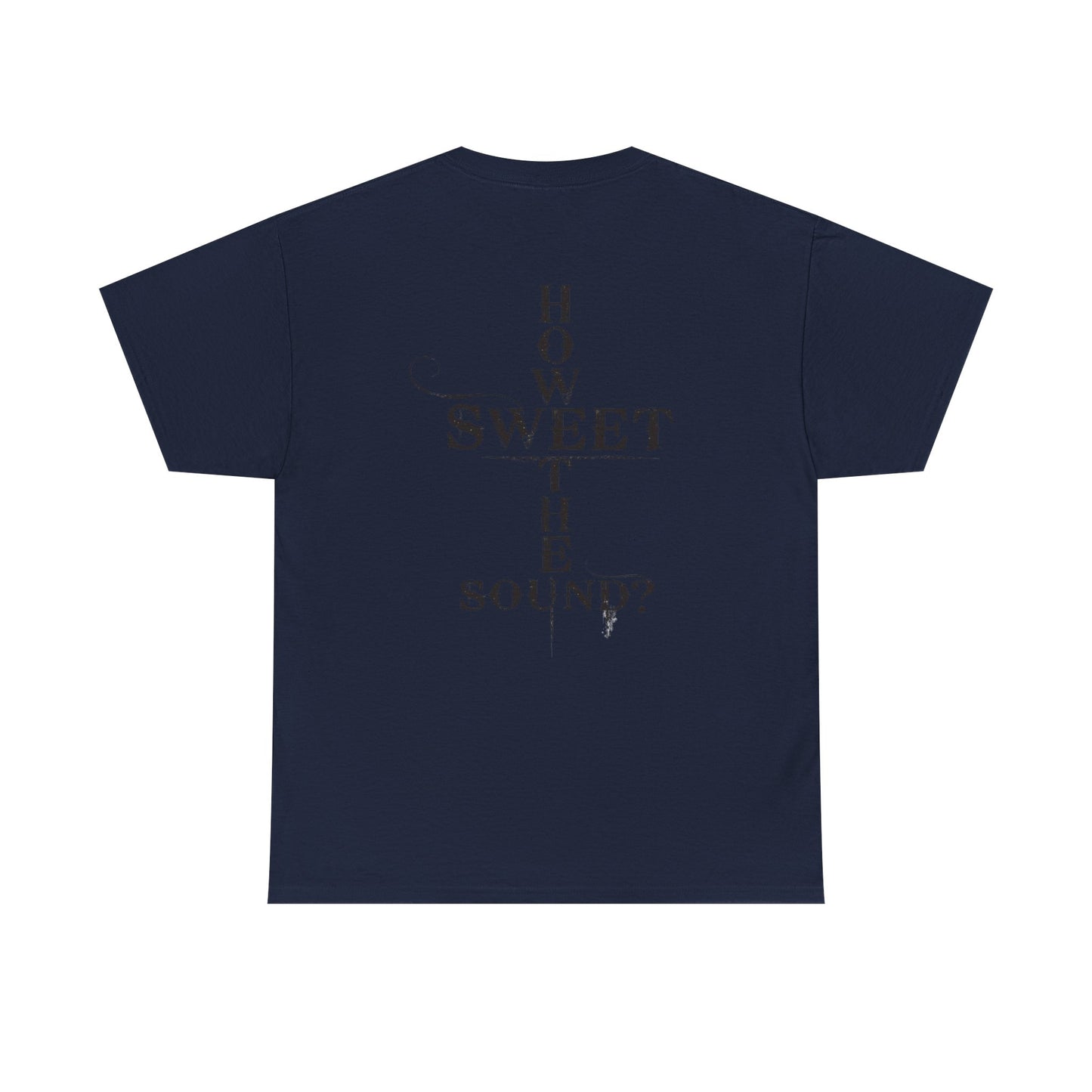 T‑Shirt — “Amazing Grace” Cross Design / “How Sweet the Sound?” Inspirational Gospel Tee
