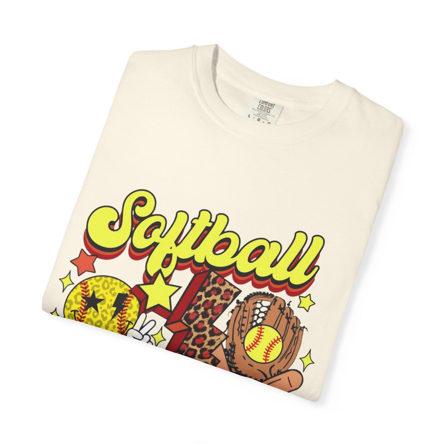 Softball Mama T-Shirt — Retro Softball Mom Graphic Tee