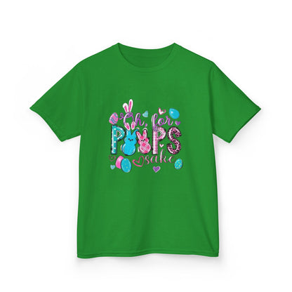 Kids Tee — "Pops" Cute Colorful Bunny Hearts Design (Children’s Graphic T-Shirt)