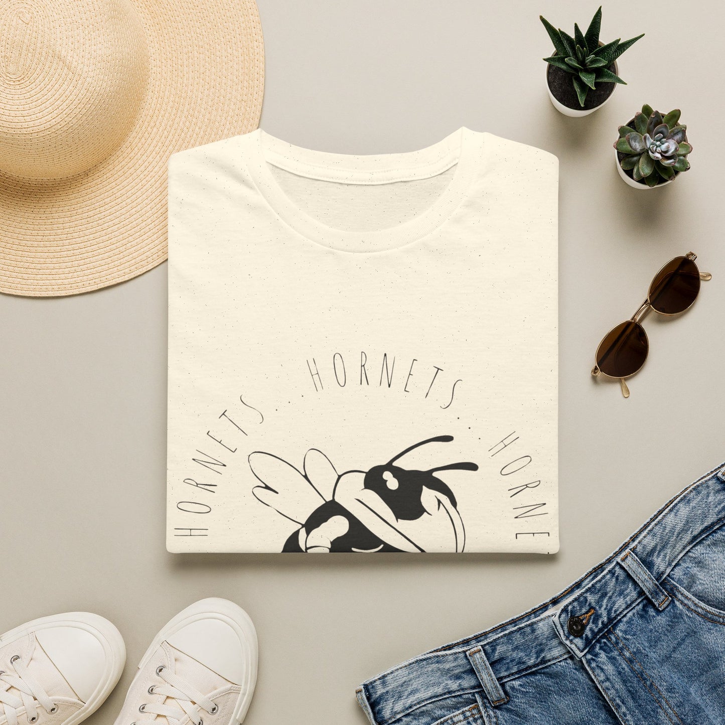Hornets Retro Tee — Vintage Mascot Bee Graphic T-Shirt