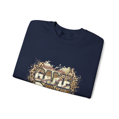 Softball 'Game Day' Crewneck Sweatshirt — Distressed Baseball Design