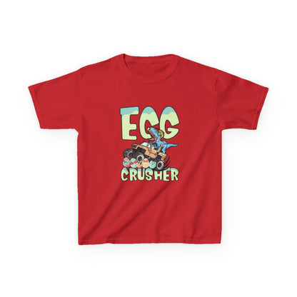 Kids T‑Shirt — 'Egg Crusher' Cartoon Truck Easter Tee