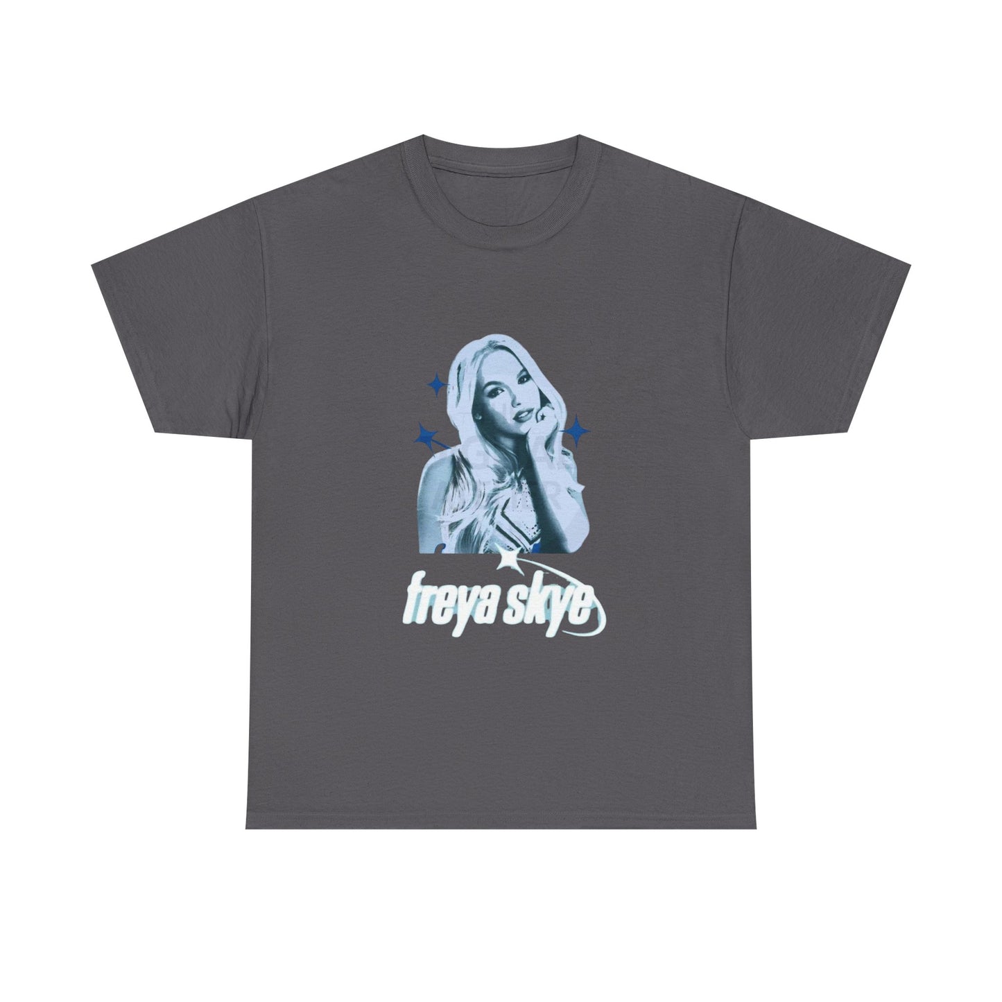 Freya Skye Graphic Tee — Retro Pop Star Portrait Shirt