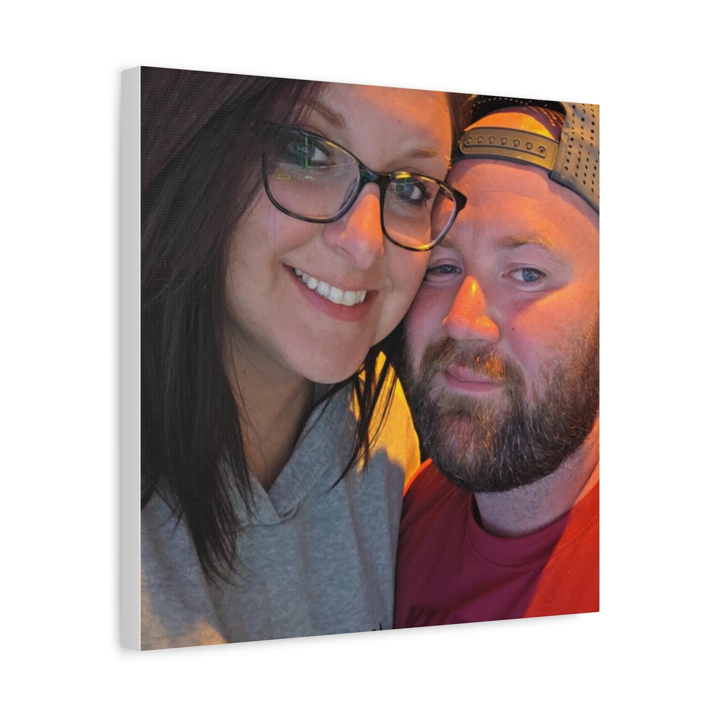 Personalized Stretched Canvas Print, Custom Wall Art, Home Decor, Gift for Couples, Anniversary, Homewarming