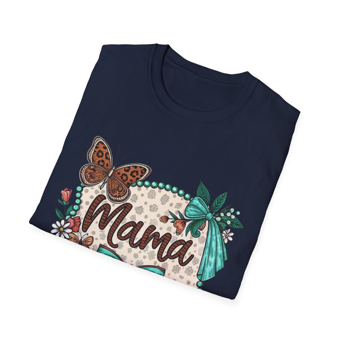 Mama Floral Tee — Boho Butterfly Mother’s Day T-Shirt