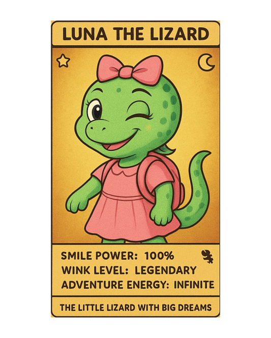 Luna the Lizard- 17 Unisex T-shirt Comfort Colors 1717