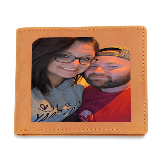 Personalized Wallet for Him - Great Christmas Gift!!