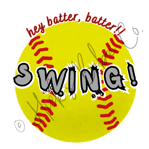 Hey Batter, Batter Sticker