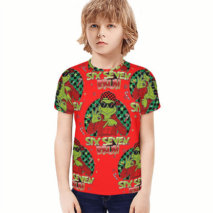 Grinch- 6 7, Youth All-Over Print T-Shirt